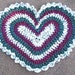 Crochet Heart ORIGINAL Rag Rug Pattern | Etsy