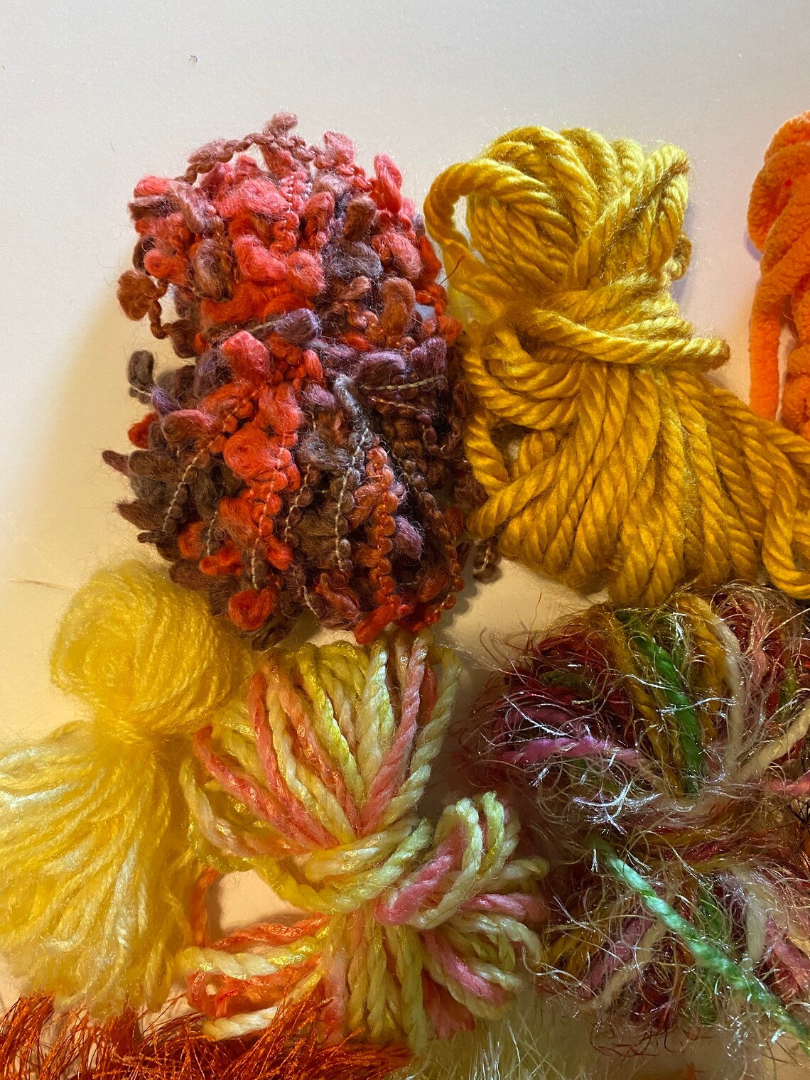 Specialty Scrap Yarn 3.5oz/100g in anything Yellow and Etsy