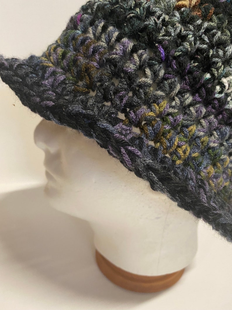 The Chunky Scrappy Crochet Bucket Hat PATTERN 14 available for free, details below image 8