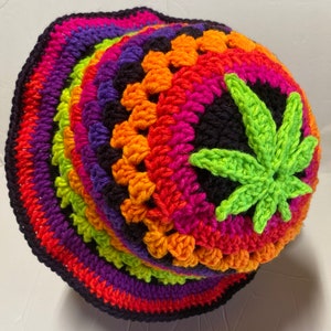 The Power Flower Crochet Bucket Hat PATTERN #25 (available for free, details below)