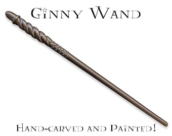 Hand-carved Ginny Wand