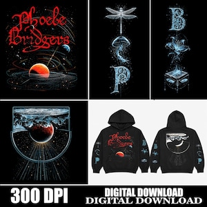 Phoebe Bridgers PNG pour impression sur t-shirt. Téléchargement numérique