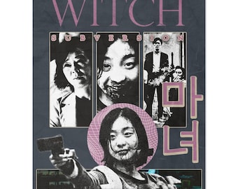 The Witch Teil 1: Die Subversion Poster | Minimalistisches koreanisches Thriller Film Poster | Psychisch Horror Wandbild