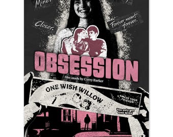 OBSESSION | Psychological Horror Cinematic Poster 18x24" & 24x32"