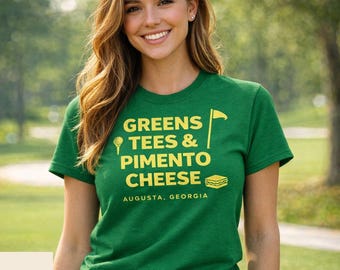 Greens Tee Pimento Cheese Shirt, Funny Golf Tee, Funny Golf Birthday Shirt, Golf Tournament Graphic Tee, Unisex Golfer Gift