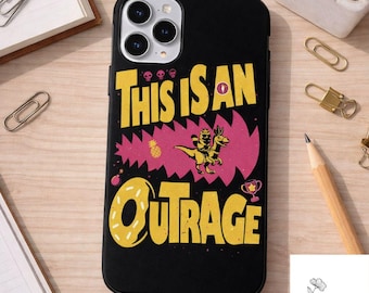 Princess Donut And Mongo Phone Case, This Is An Outrage iPhone Case, Dungeon Crawler Carl Phone Cover, Gamer Book Style, Litrpg Lover Gifts