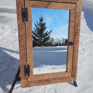 Made to Order-- Recessed Barnwood Medicine Cabinet, Recessed Medicine Cabinet, Medicine Cabinet, Barnwood Cabinet, Barnwood Medicine Cabinet