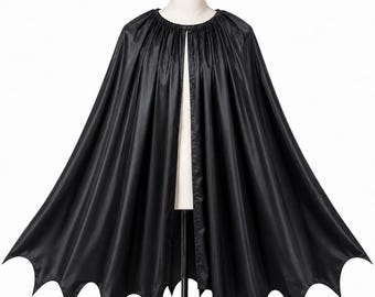 Bat Superhero Cape, Batwing Cosplay Cloak, Adult Dark Knight Costume, Gothic Hero Cloak, Dark Vigilante