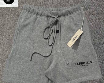 Essentials Inspired Fleece Shorts, Oversized Sweat Shorts