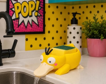 Anime Sponge Holder | Soap Dish |  Kitchen Sink Organizer | Cute Bathroom Soap Holder | 3D Printed Gift