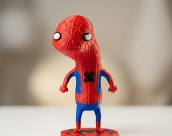 Spooderman Meme Figure – Funny 3D Printed Collectible with Choice of Base