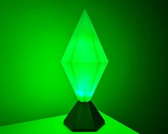 Plumbob LED Lamp, Gaming Gem Mood Lighting