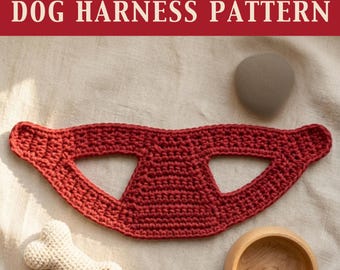 Crochet Dog Harness Pattern PDF | Puppy Harness DIY |Small Dog Gift Crochet |Pet Walking Harness Pattern |Beginner Friendly Digital Download