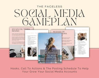 Faceless Social Media Business Plan | Digital Marketing eBook