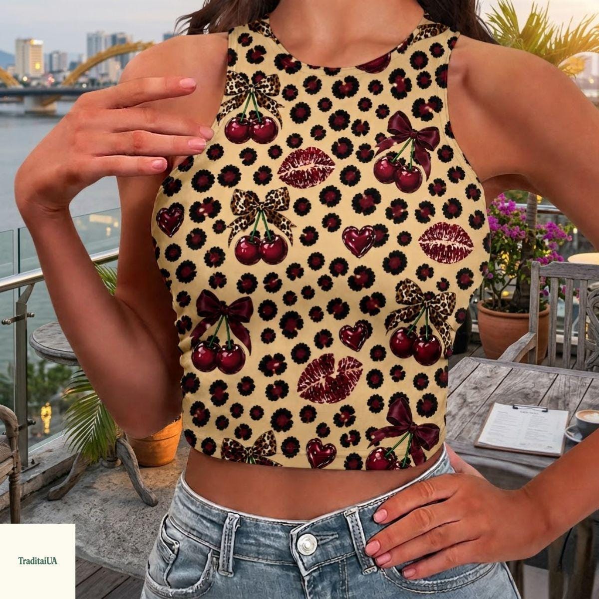 Cherry Lips Tank Top - Etsy