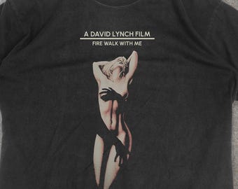 Comfort Colors Fire Walk With Me Shirt, Vintage Washed Movie T-shirt