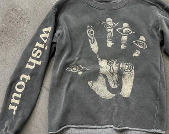 The Cure Graphic Wish Tour Sleeve, Double Side Shirt