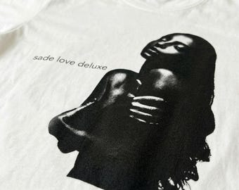 Sade Love Deluxe grafisch T-shirt, jaren 90 muziek-T-shirt