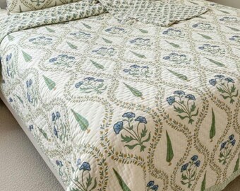 HANDBLOCK PRINTED QUILT