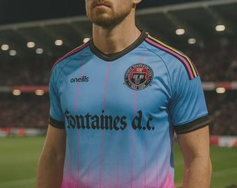 Aangepast Bohemians Fontaines DC-voetbalshirt
