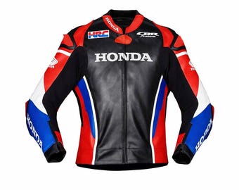 Honda CBR Motorcycle Racing Sports Leather Jacket
