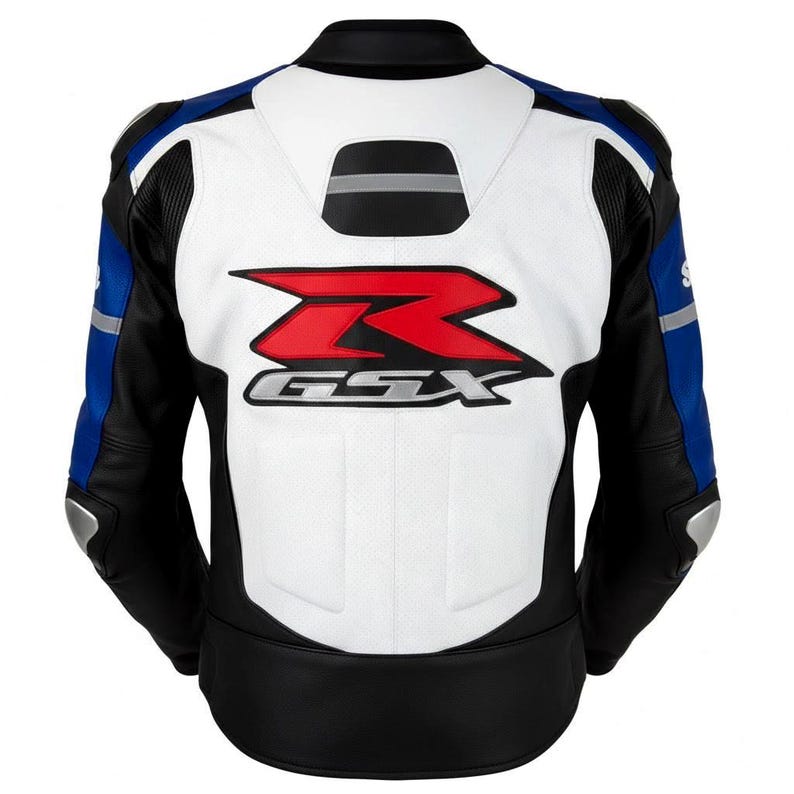 Suzuki Motorbike Suzuki Racing Leather Jacket - CE Armored image 4