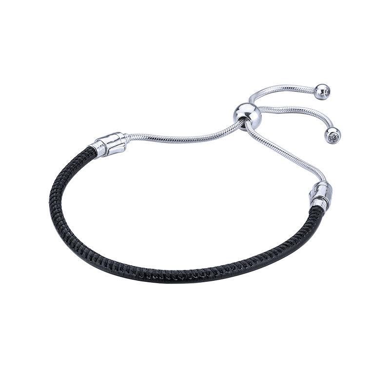 Pandora leather bracelet - Etsy 日本
