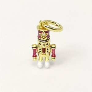 Pandora Moveable Nutcracker Dangle Charm, Sterling Silver S925 ALE Christmas Bead, Holiday Jewelry Gift for Her