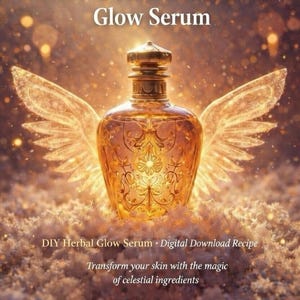 Golden Radiance Face Serum Recipe • DIY Carrot Oil Glow Elixir • CarotenCells™ Natural Skincare Digital Download