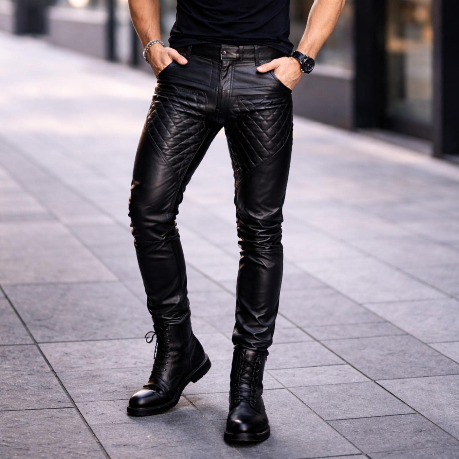 Gay leather pants