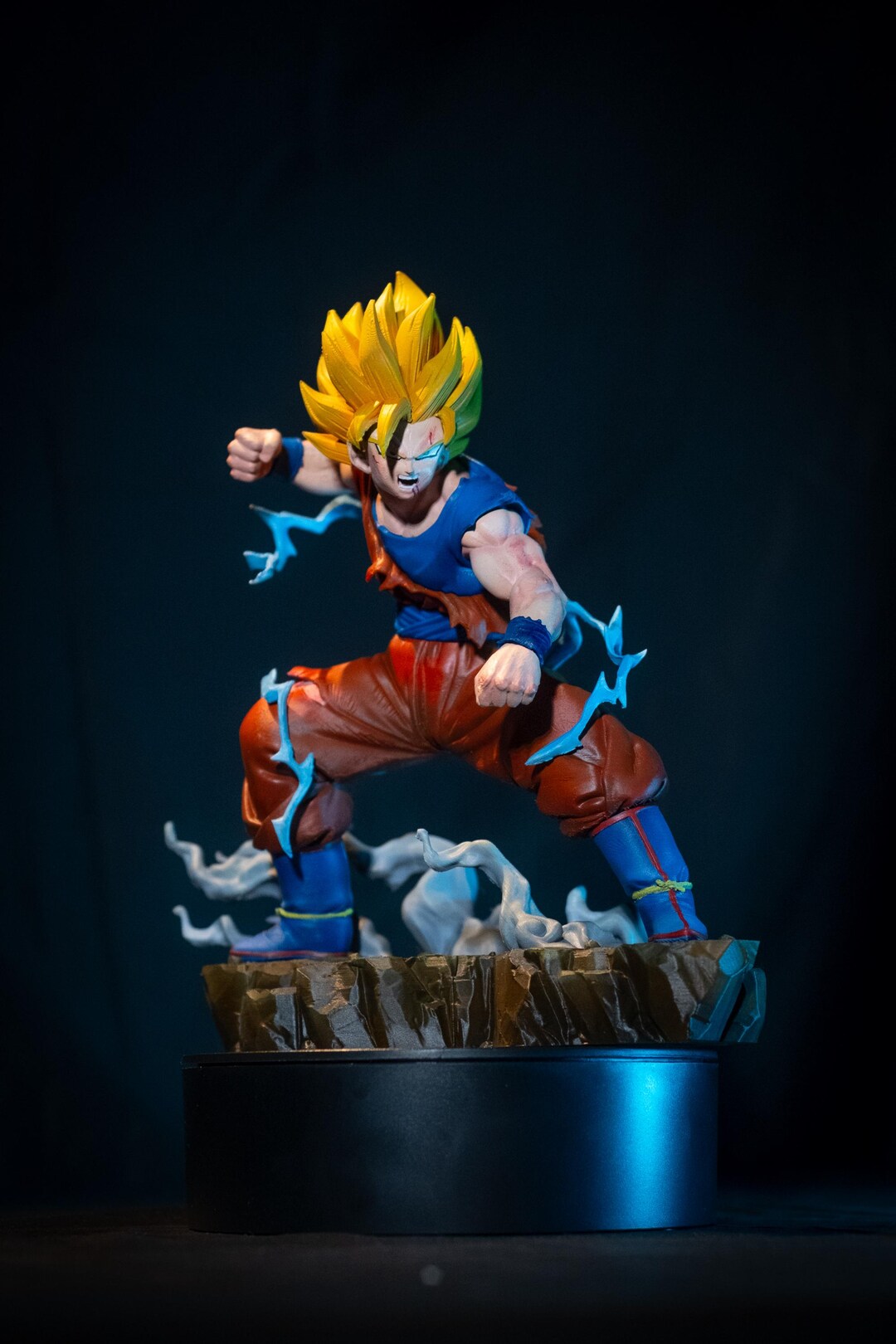 Goky SSY 2 (dragon Ball Z) - Hand-painted 3D Statue | PLA Print | - Etsy