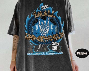 Retro Comfort Colors It's A Small World Metal Shirt, Vintage Disney Goth Punk Tee Deathmetal Halloween, WDW Family Vacation 2026 Tee