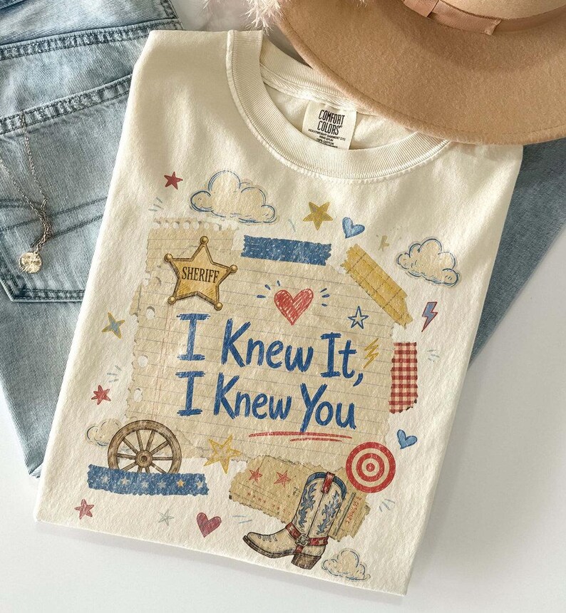Vintage I Knew It I Knew You-shirt, TS en Toy Story 5 Friendship-shirt, Woody Buzz Lightyear-T-shirt, Disneyland Toy Story Family Matching-T-shirt afbeelding 2