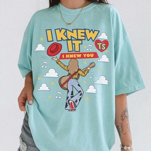 Retro Comfort Colors I Knew It I Knew You Shirt, TS 2026 T-shirt for Fan, Vintage Toy Story 5 Movie 2026, Toy Story Song Inspired Tshirt image 6