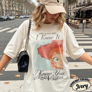 Aquarelles rétro TS Jessie Toy Story 5 chemises confortables couleurs, vintage Je le savais, je te connaissais, Disneyland Toy Story Family Matching image 1