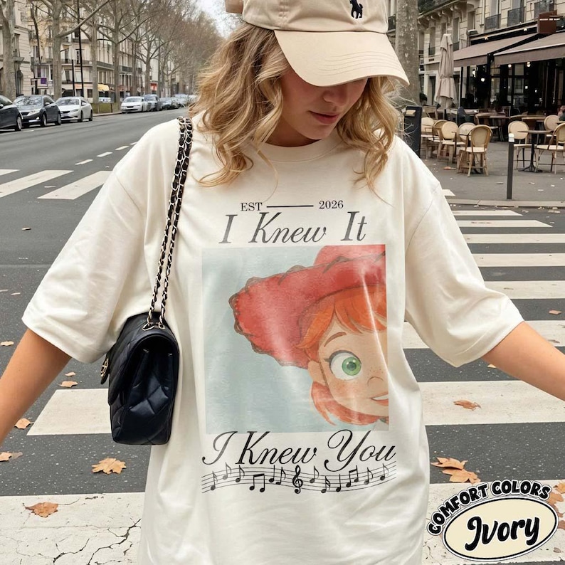 Aquarelles rétro TS Jessie Toy Story 5 chemises confortables couleurs, vintage Je le savais, je te connaissais, Disneyland Toy Story Family Matching image 1