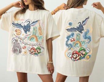 2-sided Epic Universe Shirt, Orlando Park Epic Universe Shirts, Coquette Bow Mario Baby Tee Crop Tank, How To Train Your Dragon Shirt