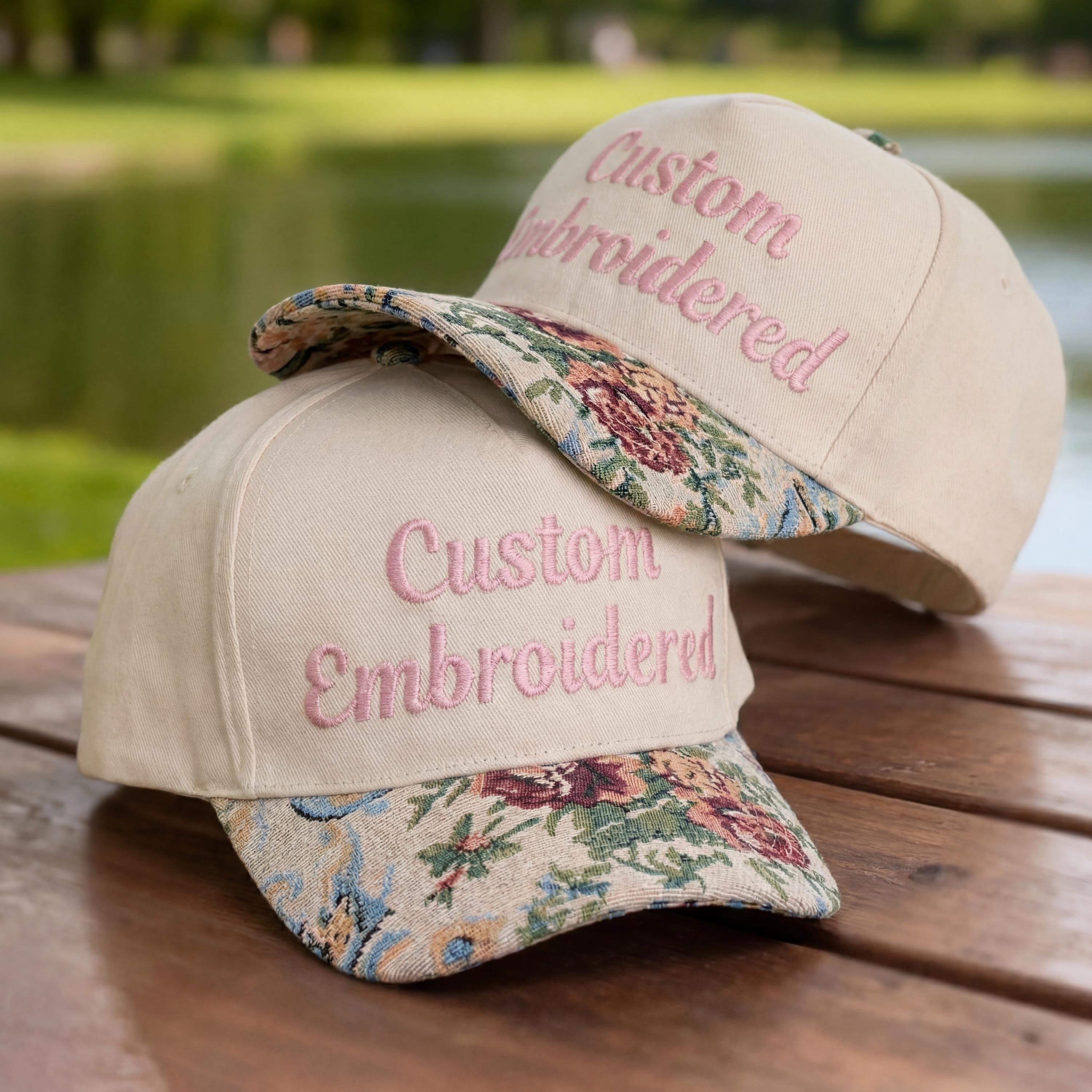 vintage tapestry floral bucket hat ? coquette cottagecore y2k rose jacquard cap Floral Tapestry Hat - Etsy main image 4