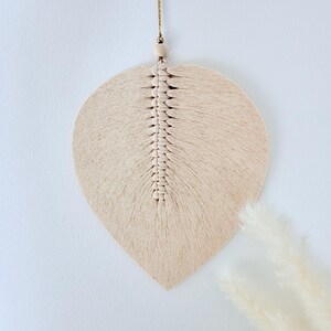 マクラメの葉のチュートリアルPDF – 安定化とテンプレートを備えたマクラメの葉 画像 4