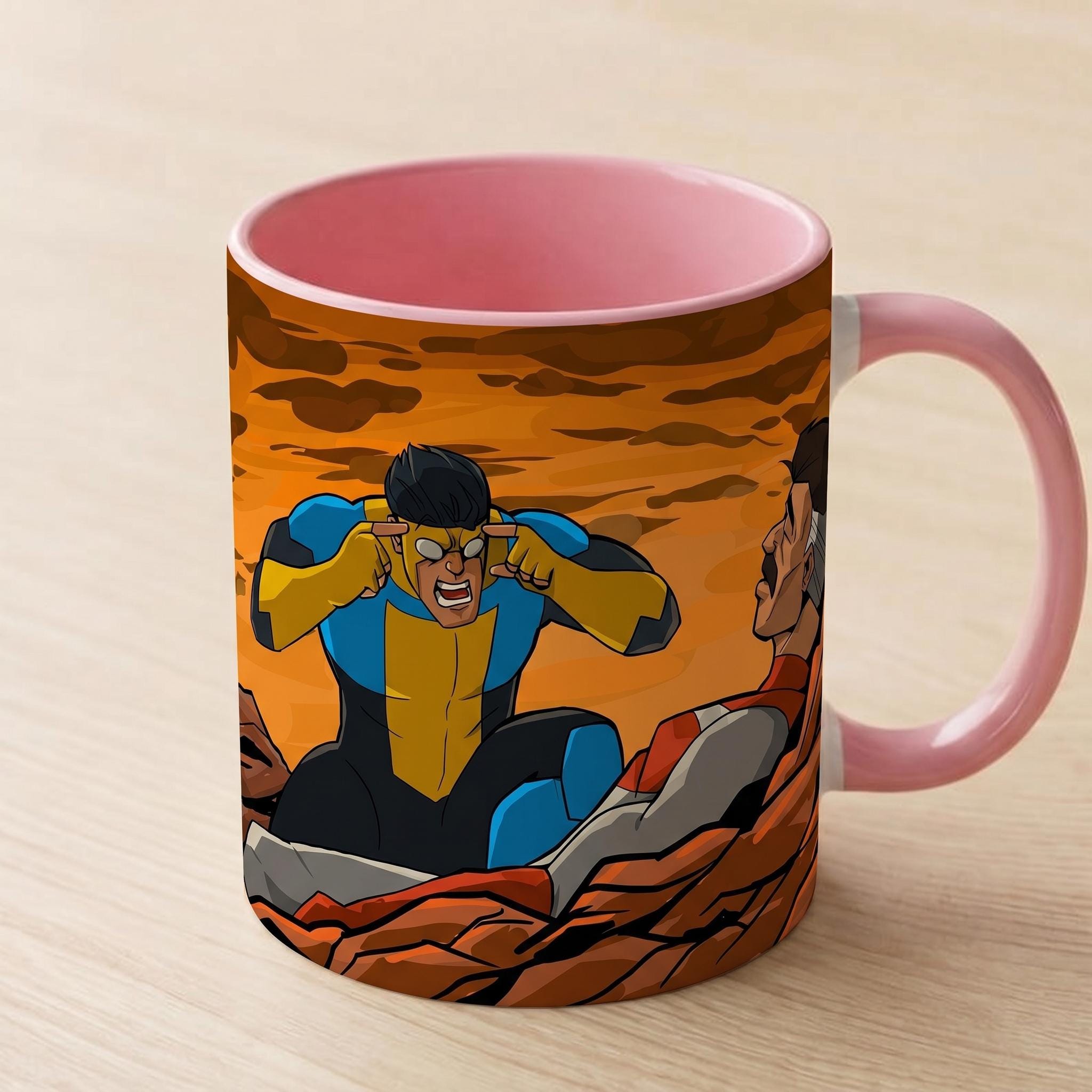 Invincible Cup Funny Invincible Meme Mug, Omni Man Coffee Cup, Adult Animation Fan ...