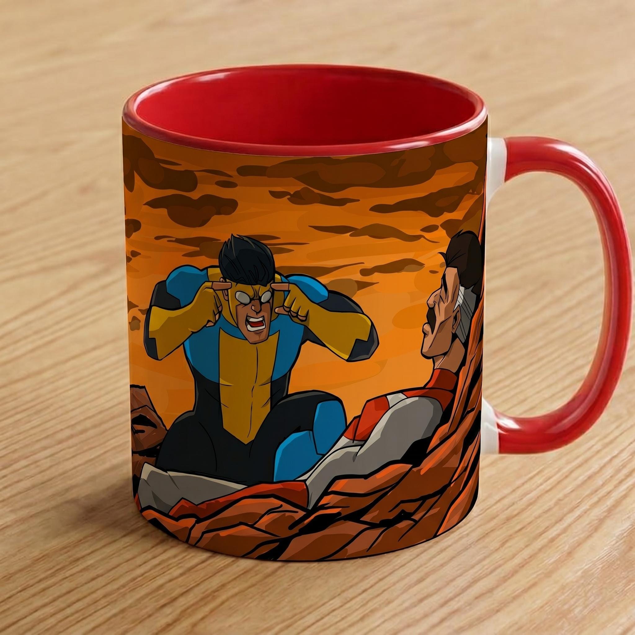 Invincible Cup Funny Invincible Meme Mug, Omni Man Coffee Cup, Adult Animation Fan ...