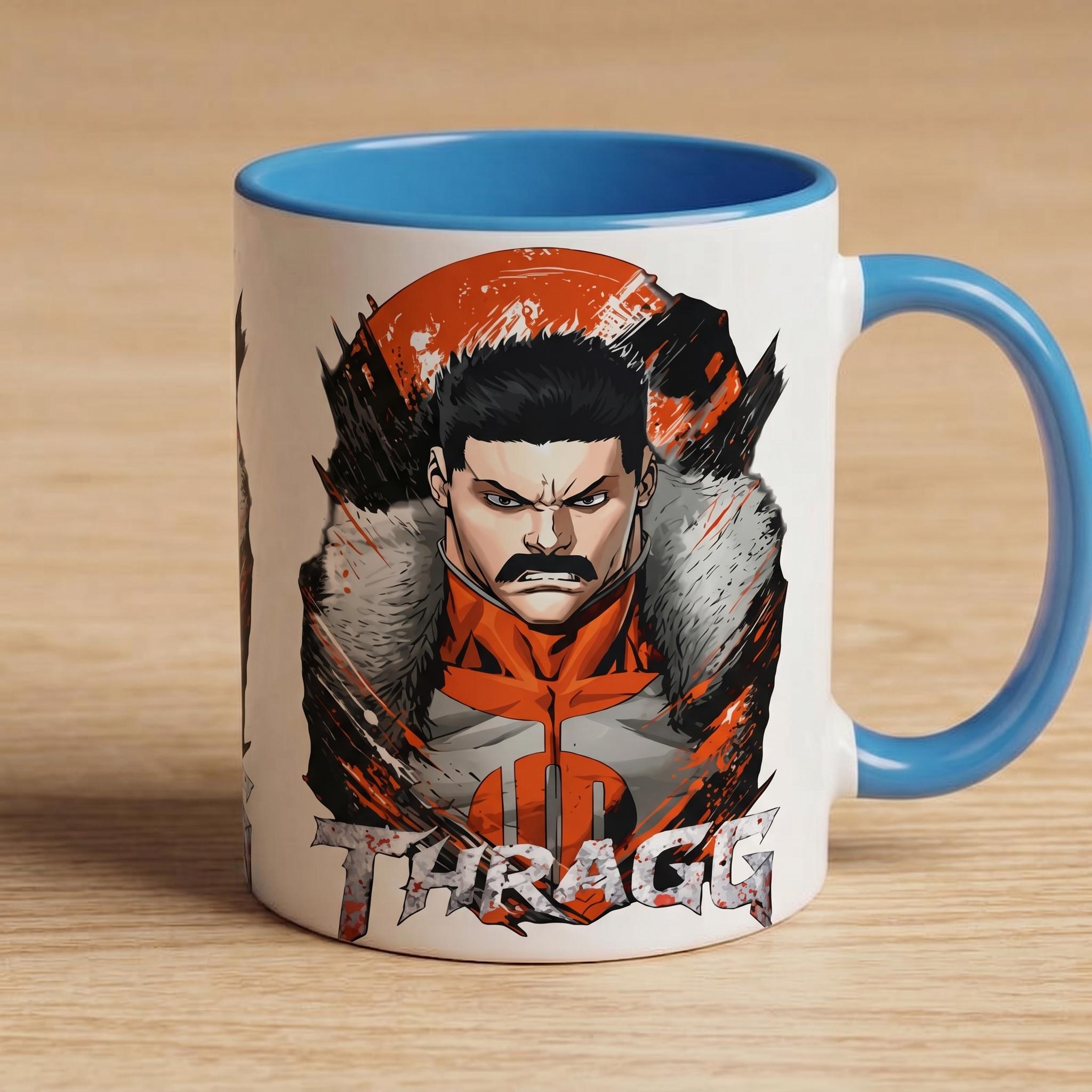 Invincible Cup Vintage Thragg Mug Invincible Comic Character Coffee Cup Viltrumite ...