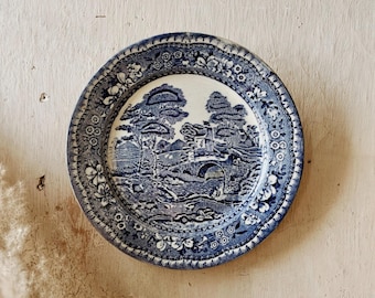 Vintage English Staffordshire Dinner Plate