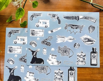 Trinket Large Sticker Sheet - 22 Original Sticker Designs!