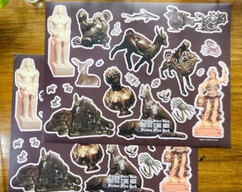 Oddities Large Sticker Sheet - 22 Original Sticker Designs!