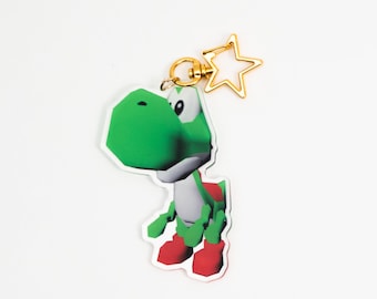 Super Mario 64 - Yoshi Keychain