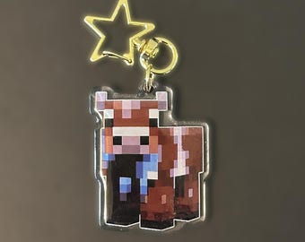 Minecraft - Baby Cow Keychain