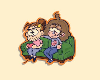 Game Grumps on da Couch Sticker