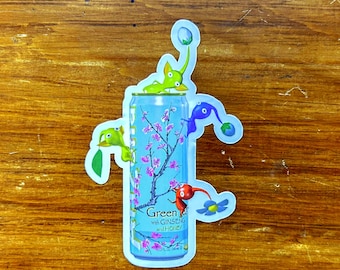 Pikmin - Pikmin and Arizona Iced Tea Sticker