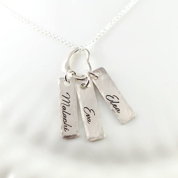 Mommy necklace silver deals